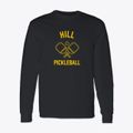 Hill Wisconsin Pickleball Classic Long Sleeve T-Shirt additional view 1