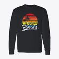 Gainesville Florida Palm Tree Sunset Classic Long Sleeve T-Shirt additional product view 1