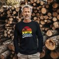Cocoa Florida Palm Tree Sunset Classic Long Sleeve T-Shirt additional product view 2