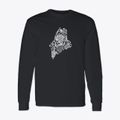 Maine Mandala Classic Long Sleeve T-Shirt additional view 1
