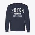 Pryor Oklahoma Classic Established Classic Long Sleeve T-Shirt additional product view 1
