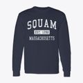 Squam Massachusetts Classic Established Classic Long Sleeve T-Shirt additional product view 1