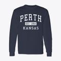 Perth Kansas Classic Established Classic Long Sleeve T-Shirt additional view 1