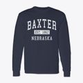 Baxter Nebraska Classic Established Classic Long Sleeve T-Shirt additional product view 1