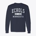 Echols Minnesota Classic Established Classic Long Sleeve T-Shirt additional product view 1