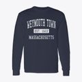 Weymouth Town Massachusetts Classic Established Classic Long Sleeve T-Shirt additional view 1