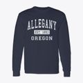 Allegany Oregon Classic Established Classic Long Sleeve T-Shirt additional view 1