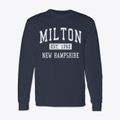 Milton New Hampshire Classic Established Classic Long Sleeve T-Shirt additional view 1