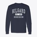 Hilgard Oregon Classic Established Classic Long Sleeve T-Shirt additional view 1