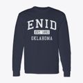 Enid Oklahoma Classic Established Classic Long Sleeve T-Shirt additional view 1