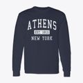 Athens New York Classic Established Classic Long Sleeve T-Shirt additional view 1