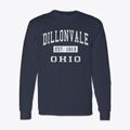 Dillonvale Ohio Classic Established Classic Long Sleeve T-Shirt additional product view 1