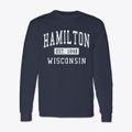 Hamilton Wisconsin Classic Established Classic Long Sleeve T-Shirt additional view 1