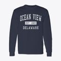 Ocean View Delaware Classic Established Classic Long Sleeve T-Shirt additional product view 1