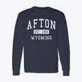 Afton Wyoming Classic Established Classic Long Sleeve T-Shirt additional view 1