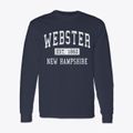 Webster New Hampshire Classic Established Classic Long Sleeve T-Shirt additional view 1