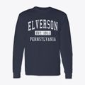 Elverson Pennsylvania Classic Established Classic Long Sleeve T-Shirt additional view 1