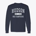 Hudson New Hampshire Classic Established Classic Long Sleeve T-Shirt additional view 1