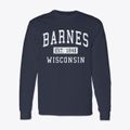 Barnes Wisconsin Classic Established Classic Long Sleeve T-Shirt additional view 1