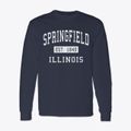 Springfield Illinois Classic Established Classic Long Sleeve T-Shirt additional product view 1