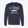 St. Edward Nebraska Classic Established Classic Long Sleeve T-Shirt additional product view 1