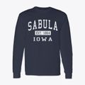 Sabula Iowa Classic Established Classic Long Sleeve T-Shirt additional view 1