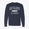 East Gillespie Illinois Classic Established Classic Long Sleeve T-Shirt additional view 1