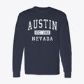 Austin Nevada Classic Established Classic Long Sleeve T-Shirt additional product view 1