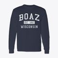 Boaz Wisconsin Classic Established Classic Long Sleeve T-Shirt additional view 1