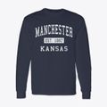 Manchester Kansas Classic Established Classic Long Sleeve T-Shirt additional view 1