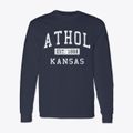 Athol Kansas Classic Established Classic Long Sleeve T-Shirt additional view 1