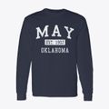 May Oklahoma Classic Established Classic Long Sleeve T-Shirt additional view 1