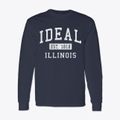 Ideal Illinois Classic Established Classic Long Sleeve T-Shirt additional product view 1