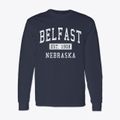 Belfast Nebraska Classic Established Classic Long Sleeve T-Shirt additional view 1