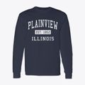Plainview Illinois Classic Established Classic Long Sleeve T-Shirt additional product view 1