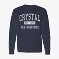 Crystal New Hampshire Classic Established Classic Long Sleeve T-Shirt additional view 1
