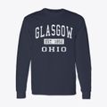Glasgow Ohio Classic Established Classic Long Sleeve T-Shirt additional view 1