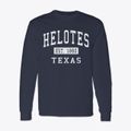 Helotes Texas Classic Established Classic Long Sleeve T-Shirt additional product view 1