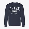 Drake Oklahoma Classic Established Classic Long Sleeve T-Shirt additional product view 1