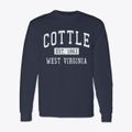 Cottle West Virginia Classic Established Classic Long Sleeve T-Shirt additional view 1