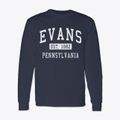 Evans Pennsylvania Classic Established Classic Long Sleeve T-Shirt additional product view 1