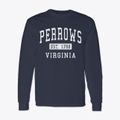 Perrows Virginia Classic Established Classic Long Sleeve T-Shirt additional product view 1