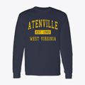 Atenville West Virginia Classic Established Classic Long Sleeve T-Shirt additional view 1