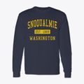 Snoqualmie Washington Classic Established Classic Long Sleeve T-Shirt additional view 1