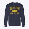 Beesleys Point New Jersey Classic Established Classic Long Sleeve T-Shirt additional view 1