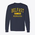 Belfast Nebraska Classic Established Classic Long Sleeve T-Shirt additional view 1