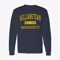 Williamstown Massachusetts Classic Established Classic Long Sleeve T-Shirt additional view 1