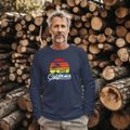 Angwin California Palm Tree Sunset Classic Long Sleeve T-Shirt additional product view 2
