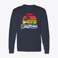 Westmont California Palm Tree Sunset Classic Long Sleeve T-Shirt additional view 1