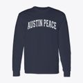 Austin Peace Academy Varsity Arch Classic Long Sleeve T-Shirt additional view 1